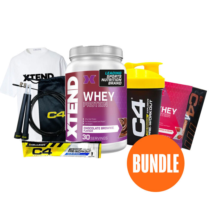 Xtend Whey Protein Powder - 30 Portions Strawberries & Cream | 20g Protein per Serving for Post-Workout Relaxation & Muscle Growth | Premium Muscle Supplements | Buy Now with Express International Delivery